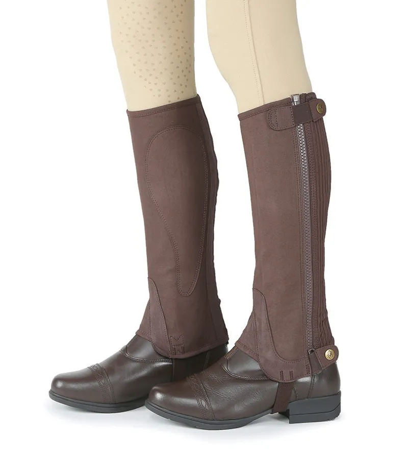 Shires Moretta Amara Half Chaps Brown